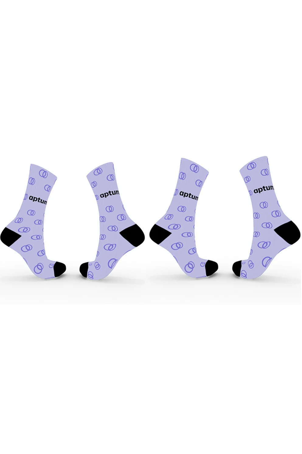 2-Pair Bundle - Sustainable High-Speed Premium Crew Socks